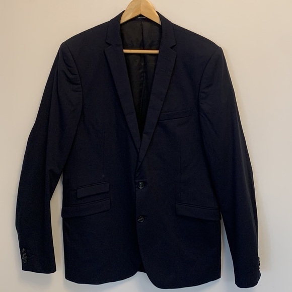 TIGER OF SWEDEN Nedvin men’s wool suit jacket blazer fully lined navy blue sz54L - Picture 3 of 16